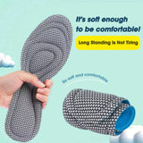 10pairs 5D Nano Antibacterial Deodorant Breathable Anti-Slip Massage Insole, 35-36, 37-38, 39-40, 41-42, 43-44, 45-46
