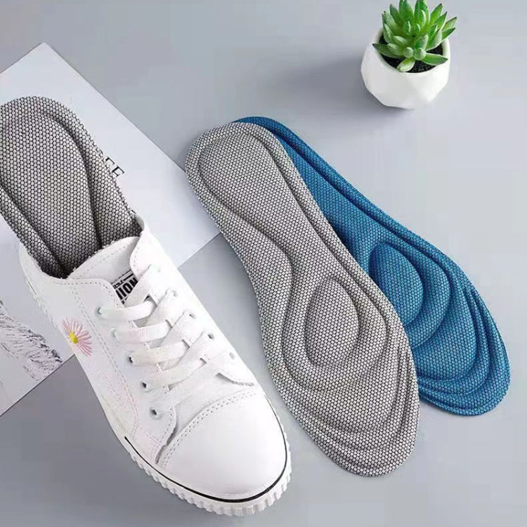 10pairs 5D Nano Antibacterial Deodorant Breathable Anti-Slip Massage Insole, 35-36, 37-38, 39-40, 41-42, 43-44, 45-46