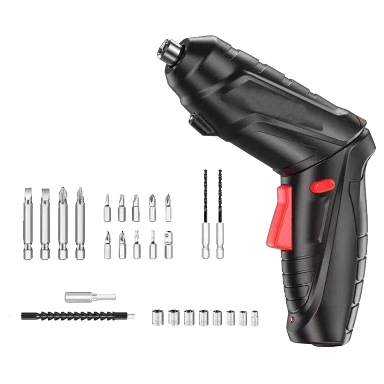 Home Use Mini Rechargeable Multifunction Electric Screwdriver Electric Drill Tool Set, 15pcs/set, 30pcs/set