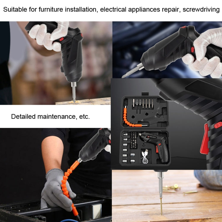 Home Use Mini Rechargeable Multifunction Electric Screwdriver Electric Drill Tool Set, 15pcs/set, 30pcs/set
