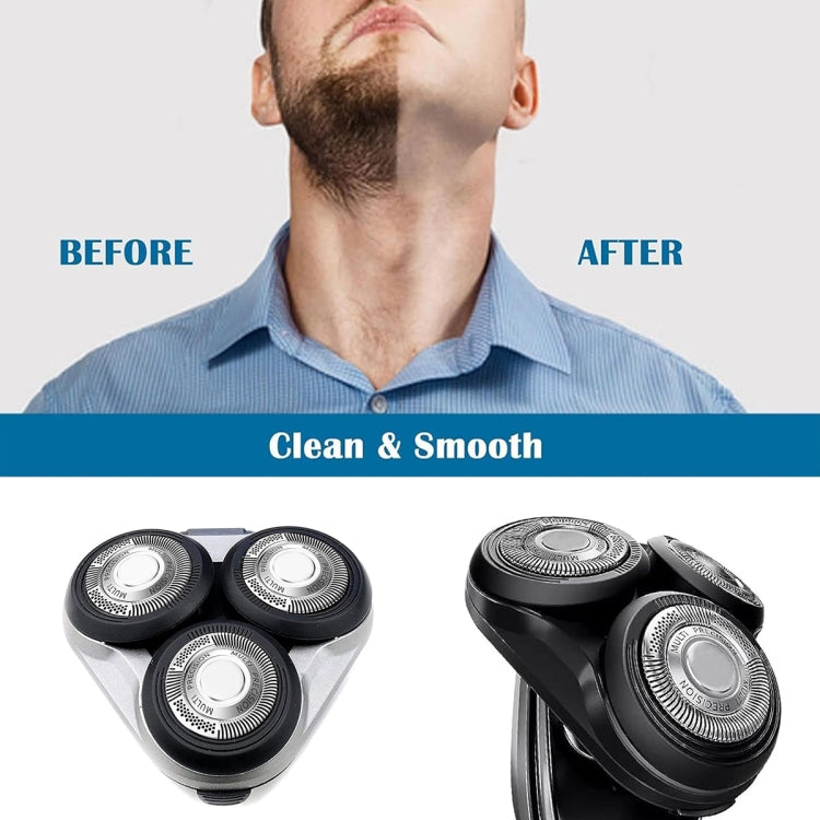 For Philips Electric Shaver S5000 Series SH50 Replacement Blade Head Integral Three Head, SH50 Blade Head