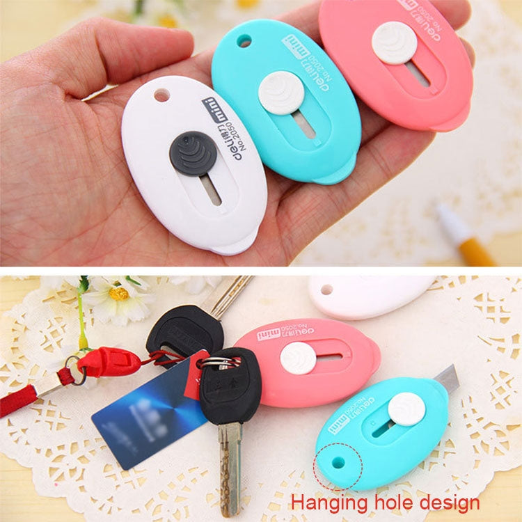 Deli 2050 Small Mini Candy Color Utility Knife Stationery