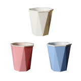 Diamond-shaped Automatic Water-absorbing Lazy Flower Pot Green Plant Plastic Pot, 12cm x 14cm