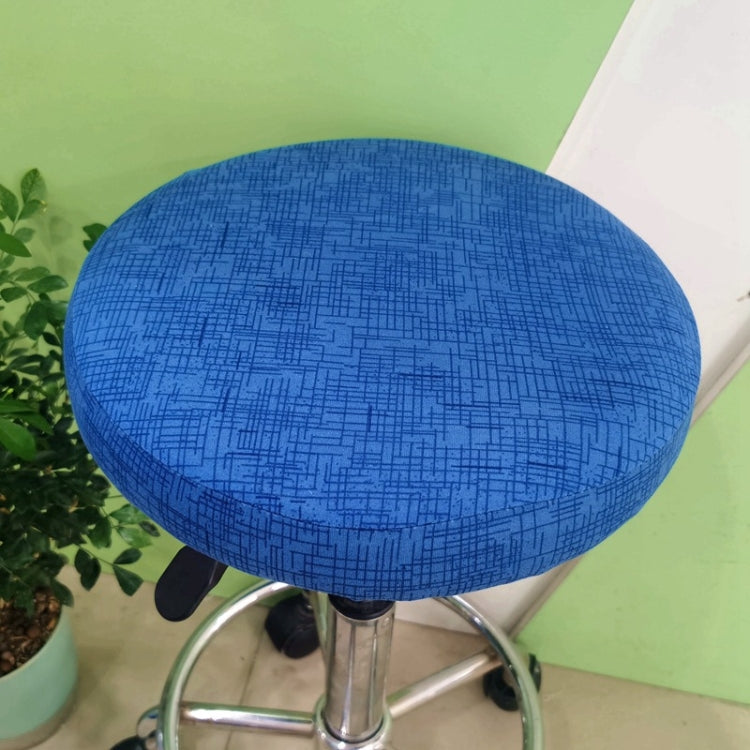 Elastic Printing Round Stool Sleeve Round Stool Chair Cover Bar Stool Cover, Diameter 30-34cm Available