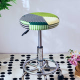 Elastic Printing Round Stool Sleeve Round Stool Chair Cover Bar Stool Cover, Diameter 30-34cm Available