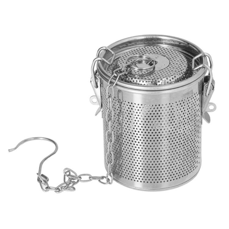 304 Stainless Steel Brine Basket Tea Residue Ball Soup Material Box, 7x9cm, 9x10.8cm, 11.2x13.5cm, 14x16cm, 16x16.5cm, 18x18cm, 20x20cm