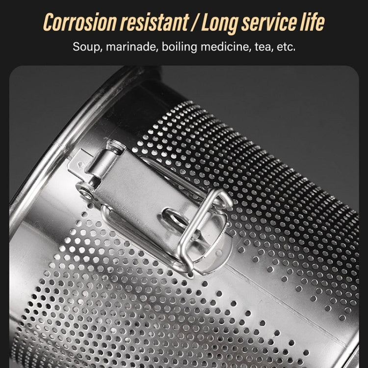304 Stainless Steel Brine Basket Tea Residue Ball Soup Material Box, 7x9cm, 9x10.8cm, 11.2x13.5cm, 14x16cm, 16x16.5cm, 18x18cm, 20x20cm