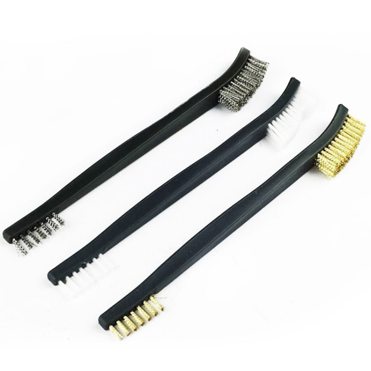 Double-end Steel Wire Pipe Brush Scratch Brush for Detailing Cleaning Welding Slag and Rust