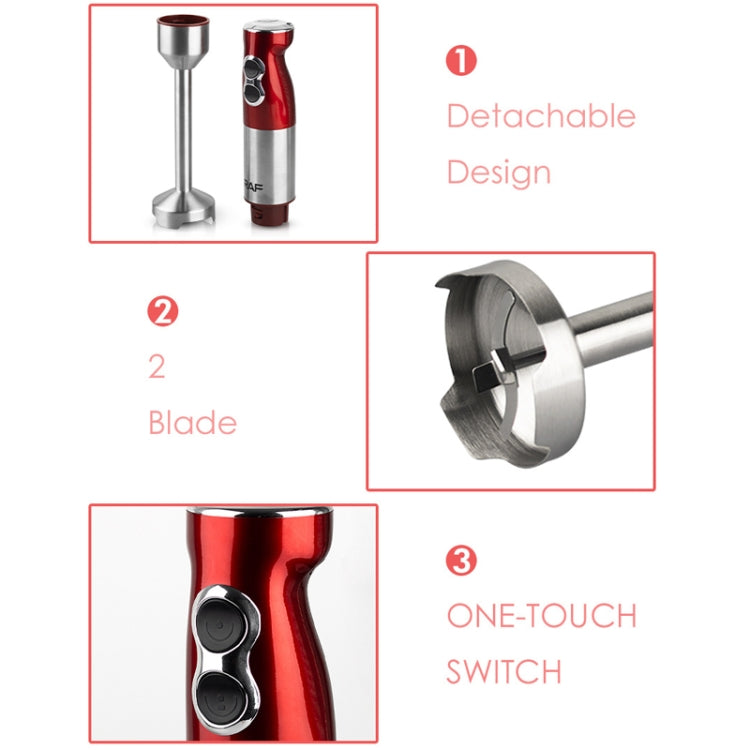 RAF 600W 2-blade Juicer Cooking Stick Stirring Rod Blender Mixer,EU Plug, R.315