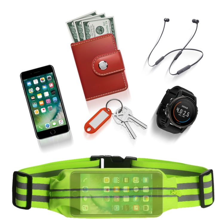 Women Men Running Bag Adjustable Reflective Waist Pouch Pack, Only Belt, 1 Belt+2 Arm Band, 1 Belt+4 Arm Band