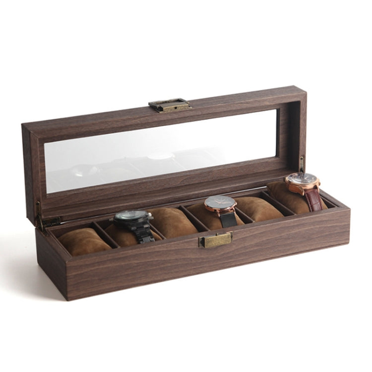 Wood Grain Leather Watch Display Box Watch Storage Case Jewelry Box, 6 Digit Long, 10 Digit Long, 12 Digit Long, 3 Digit Long, 2 Digit Long, 6 Digit Square