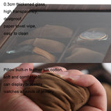 Wood Grain Leather Watch Display Box Watch Storage Case Jewelry Box, 6 Digit Long, 10 Digit Long, 12 Digit Long, 3 Digit Long, 2 Digit Long, 6 Digit Square