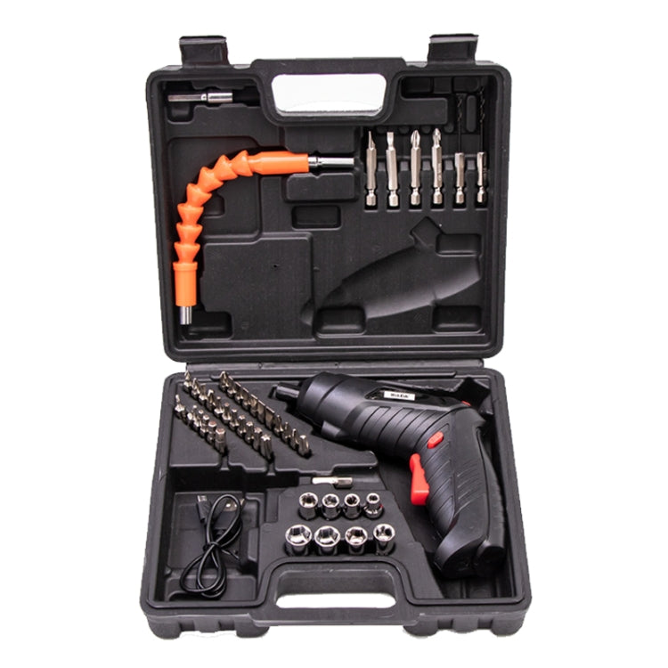 HILDA 47pcs /Set Multi-Function Li-Ion Screwdriver Mini Screwdriver, 47pcs /Set Black, 47pcs /Set White, 47pcs /Set Orange