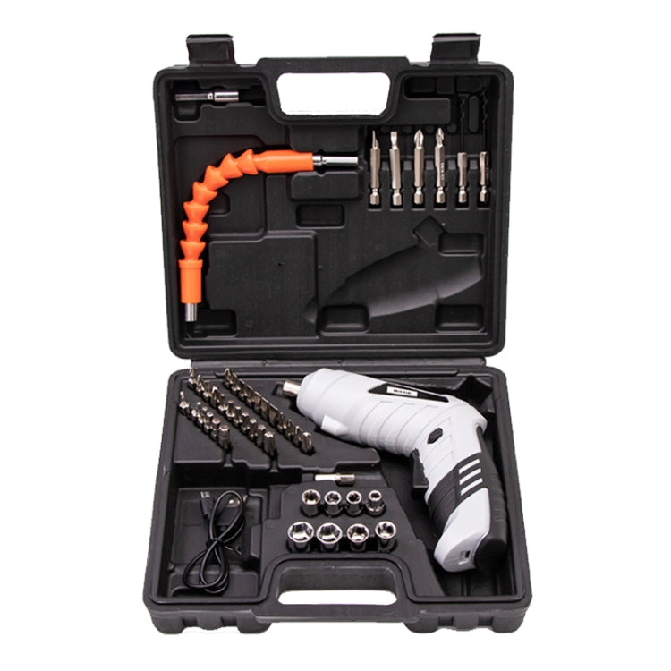 HILDA 47pcs /Set Multi-Function Li-Ion Screwdriver Mini Screwdriver, 47pcs /Set Black, 47pcs /Set White, 47pcs /Set Orange