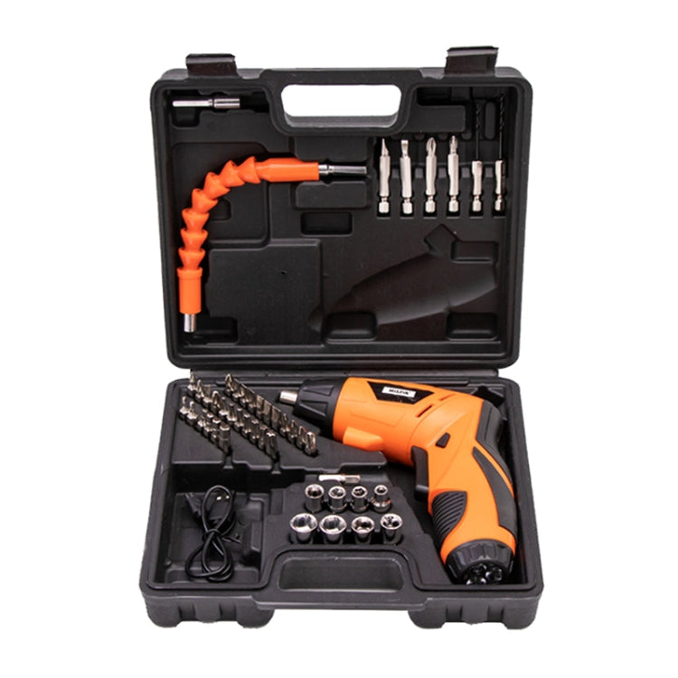 HILDA 47pcs /Set Multi-Function Li-Ion Screwdriver Mini Screwdriver, 47pcs /Set Black, 47pcs /Set White, 47pcs /Set Orange