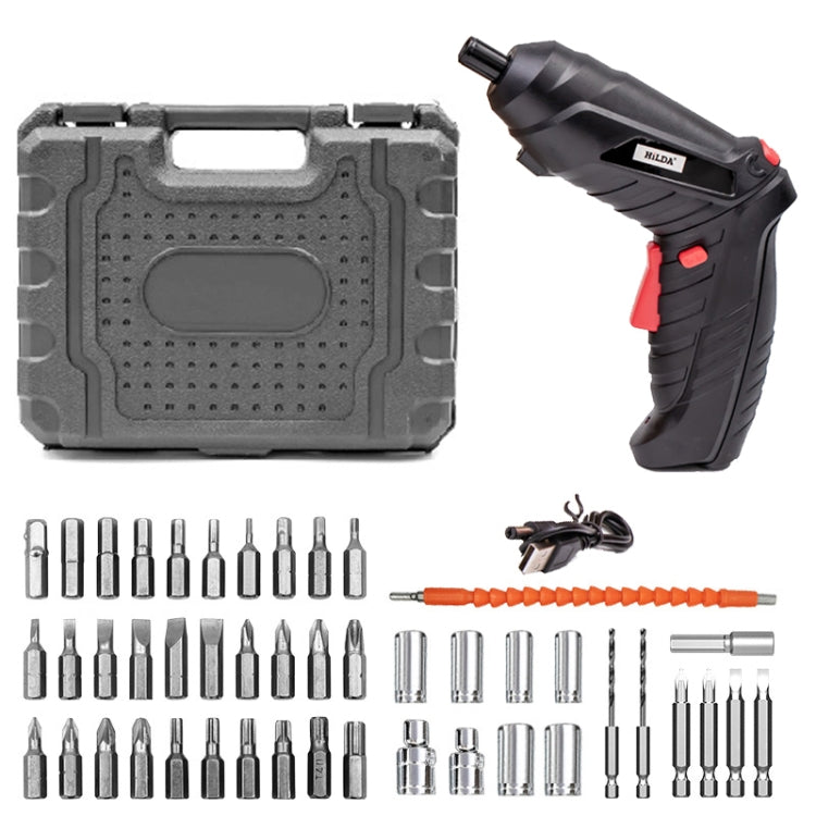 HILDA 47pcs /Set Multi-Function Li-Ion Screwdriver Mini Screwdriver, 47pcs /Set Black, 47pcs /Set White, 47pcs /Set Orange