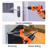 HILDA 47pcs /Set Multi-Function Li-Ion Screwdriver Mini Screwdriver, 47pcs /Set Black, 47pcs /Set White, 47pcs /Set Orange