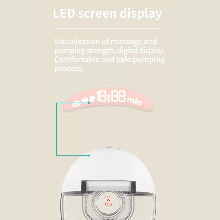 Electric Wearable Breast Pump With LED Display, 3 Modes & 12 Levels, S21 Single, S21 Double