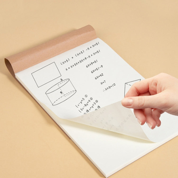 Blank Kraft Sketchbook Doodle Notebook, Small 64K