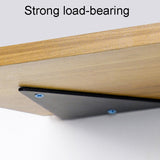 Load Bearing Invisible Triangle Bracket Wall Shelf Bracket With Screws, 140x130mm Black, 170x130mm Black, 230x170mm Black, 280x170mm Black, 140x130mm White, 170x130mm White, 230x170mm White, 280x170mm White