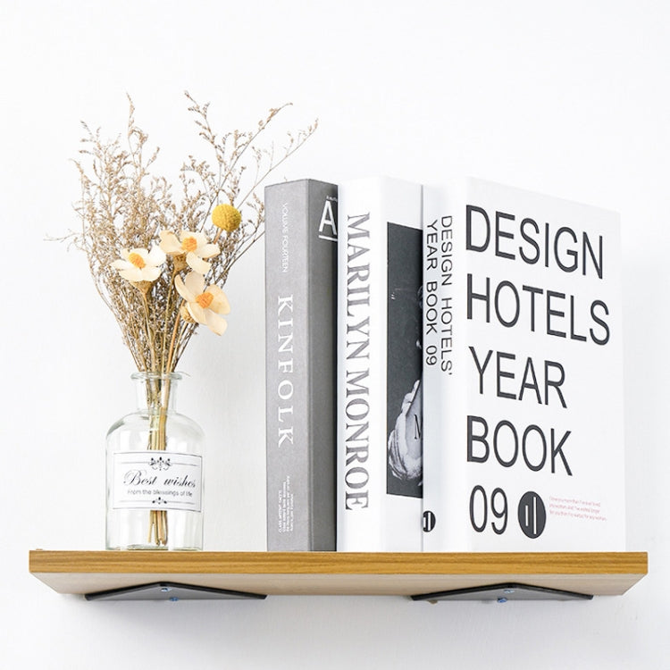 Load Bearing Invisible Triangle Bracket Wall Shelf Bracket With Screws, 140x130mm Black, 170x130mm Black, 230x170mm Black, 280x170mm Black, 140x130mm White, 170x130mm White, 230x170mm White, 280x170mm White