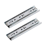 1 Pair Thickened Three Sections Ball Slide Mute Drawer Track Rail, 4 inch 10cm, 6 inch 16cm, 8 inch 20cm