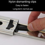 1 Pair Thickened Three Sections Ball Slide Mute Drawer Track Rail, 4 inch 10cm, 6 inch 16cm, 8 inch 20cm