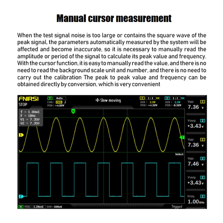 FNIRSI 2 In 1 Dual-Channel 100M Bandwidth Digital Oscilloscope 1GS Sampling Signal Generator, EU Plug, 1014D, 1014D +P4100 Probe