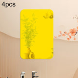 Round Corner Models Rectangle Acrylic Mirror Stereo Wall Stickers Home Decoration Soft Mirror, 4pcs 15cm x 10cm, 4pcs 20cm x 13cm, 4pcs 30cm x 20cm, 4pcs 42cm x 27cm