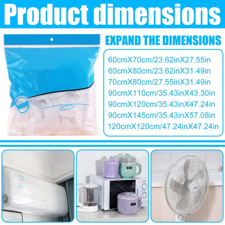 10pcs /Bag Disposable Furniture Dust Cover For Electric Cooker Oven Electric Fan, 60x70cm, 70x80cm, 90x110cm, 90x120cm, 120x120cm