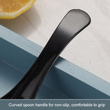 100pcs /Pack 12cm Disposable Plastic Meal Spoon Fast Food Soup Ladle