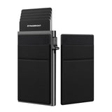 Slim Metal Wallet Pop Up Credit Card Holder RFID Blocking Men Business Card Clip