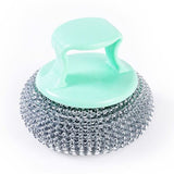 Removable Cleaning Wire Ball Kitchen Pot And Dish Brush