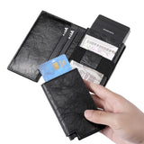 Pop-up Leather Metal Card Holder RFID Bifold Wallet