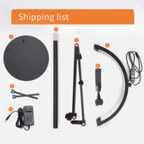 LED Half Moon Beauty Lamp Manicure Eyebrow Tattoos Eyelash Fill Light, UK Plug