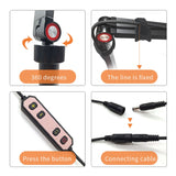 LED Half Moon Beauty Lamp Manicure Eyebrow Tattoos Eyelash Fill Light, UK Plug