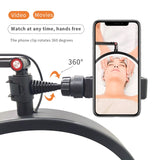 LED Half Moon Beauty Lamp Manicure Eyebrow Tattoos Eyelash Fill Light, UK Plug