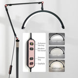 LED Half Moon Beauty Lamp Manicure Eyebrow Tattoos Eyelash Fill Light, UK Plug