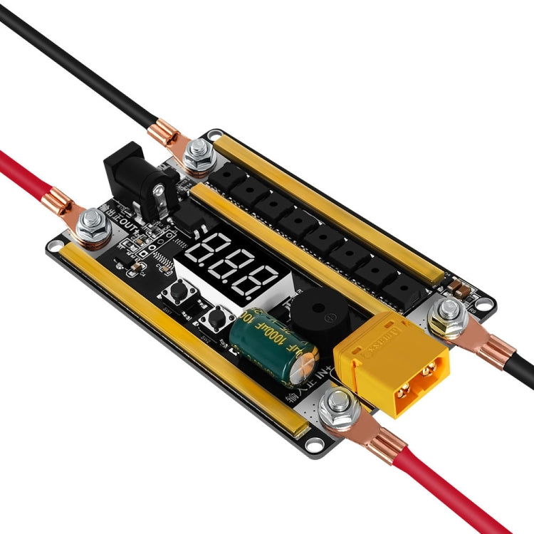 GX591 Full Functional Version 12V Handheld Portable 18650 Mobile Lithium Battery Point Welding Machine, Without Shell, With Acrylic Shell