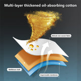 10pcs /Pack Disposable Oil Groove Suction Paper for Cooker Hoods, 7x90cm Regular, 10x90cm Regular, 7x90cm Thickened, 10x90cm Thickened