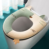 Universal Warm Toilet Seat Home Suede Toilet Cover