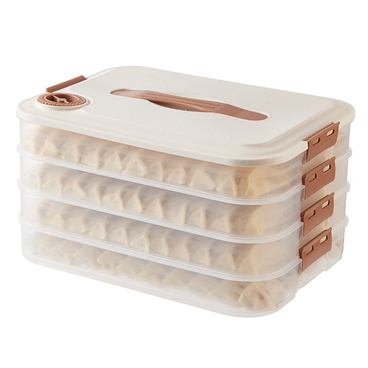 Dumpling Storage Box Food Grade Home Dumpling Frozen Fresh Case, 2 Layer With Cover, 3 Layer With Cover, 4 Layer With Cover