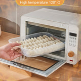 Dumpling Storage Box Food Grade Home Dumpling Frozen Fresh Case, 2 Layer With Cover, 3 Layer With Cover, 4 Layer With Cover
