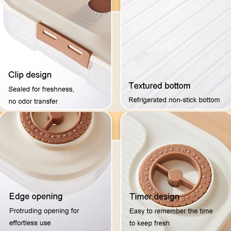 Dumpling Storage Box Food Grade Home Dumpling Frozen Fresh Case, 2 Layer With Cover, 3 Layer With Cover, 4 Layer With Cover