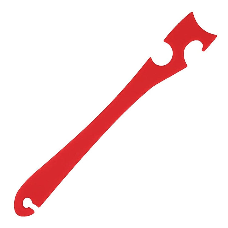 Kitchen Silicone Oven Rack Air Fryer Push Pull Tool with Longer Handle, Small 20 x 2.8cm, Large 28 x 3.8cm