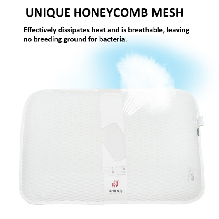 3D Slow Rebound Memory Pillow Core Double-Sided Mesh Pillow Sleep Cervical Traction Pillow, 60 x 38 x 10cm