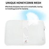 3D Slow Rebound Memory Pillow Core Double-Sided Mesh Pillow Sleep Cervical Traction Pillow, 60 x 38 x 10cm