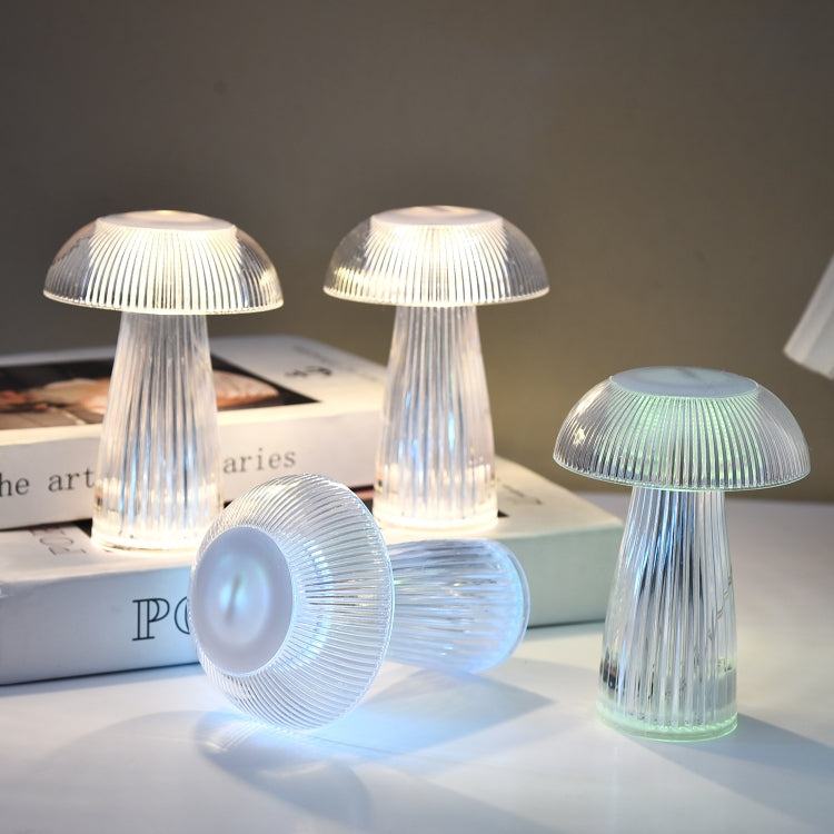 Mushroom Ambient Light Electronic Jellyfish Table Lamp Bedside Night Light, 9.4 x 13.7cm