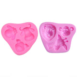 Cartoon Three-dimensional Animals Fondant Silicone Mold Cake Decorating Baking Tools, 1286, 0599