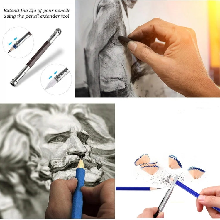 35-in-1 Painting Sketch Pencil Set Professional Drawing Tools, 35-in-1